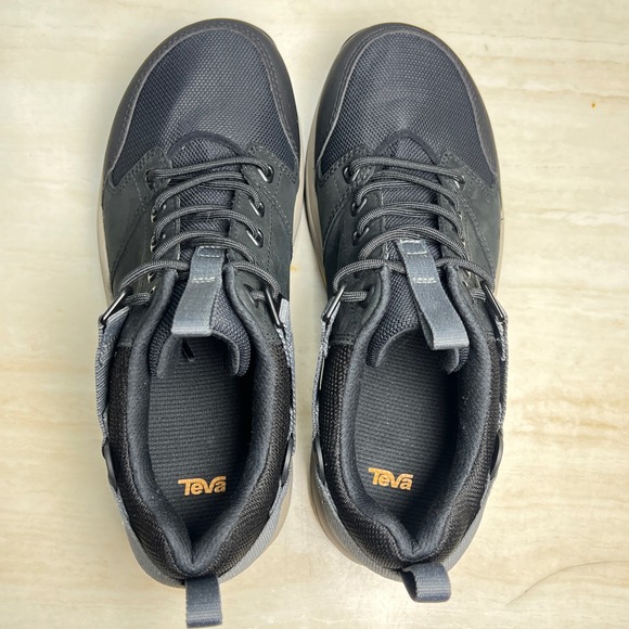 TEVA Gore-Tex Hiking Shoes Womens 6.5 Vibram Outsole Lightweight Black - Picture 8 of 8